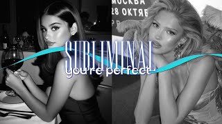SUBLIMINAL: YOU'RE PERFECT 👸🏼🤍 Внешность твоей мечты быстро и безопасно !