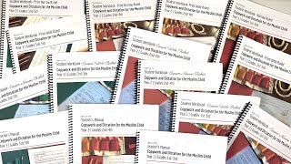 Copywork and Dictation for The Muslim Child | Islamic Curriculum | 99 Names of Allah