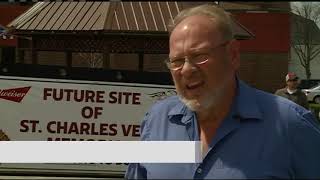 Ground is broken for new veterans memorial in St. Charles