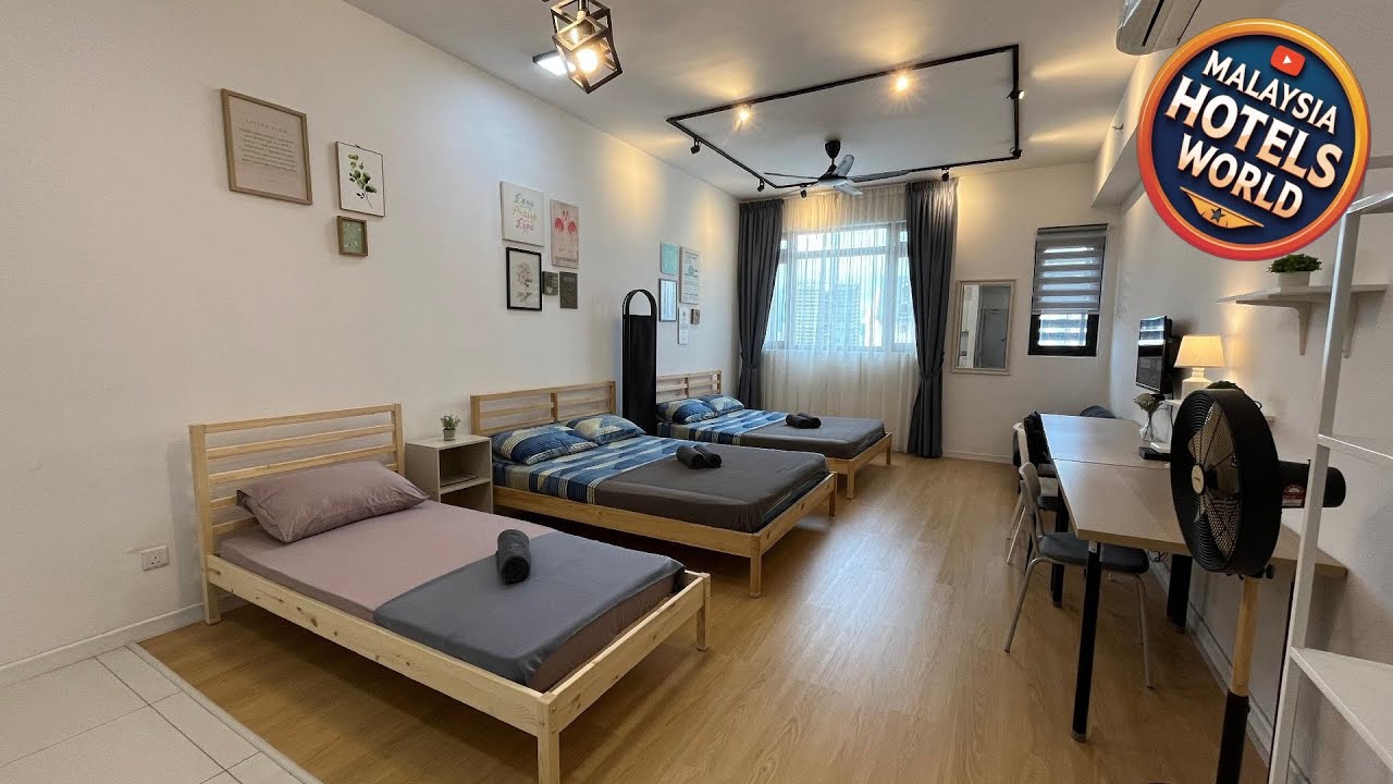 Three Beds Studio City Homestay~~~ | Kuala Lumpur, Malaysia | Hotel Review ⭐