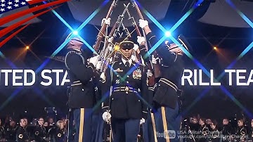 U.S. Army Drill Team Awesome Performs - Celebrating America