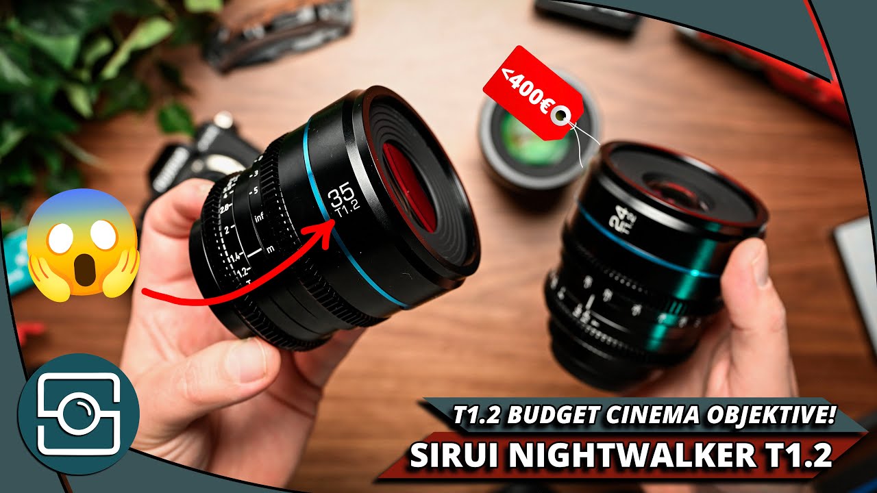 SIRUI Night Walker Weitwinkelobjektiv – 16 Mm, T1.2, Für Sony E-Mount, S35 Format, Schwarz
