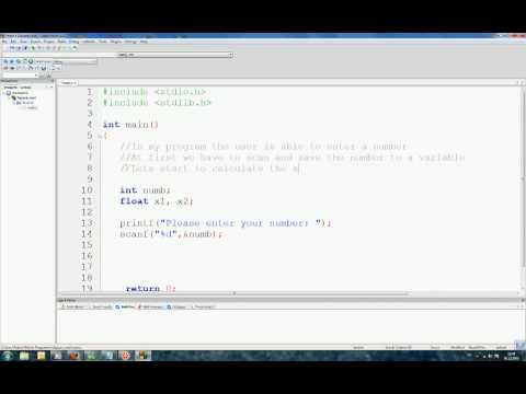 Square root in C
