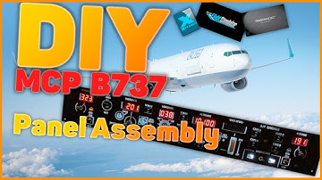 Boeing 737 MCP panel DIY Assembly for FSX/P3D/X-Plane