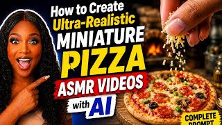 How to Create Ultra-Realistic Miniature Pizza ASMR Videos with AI | Complete Prompt Tutorial screenshot 1