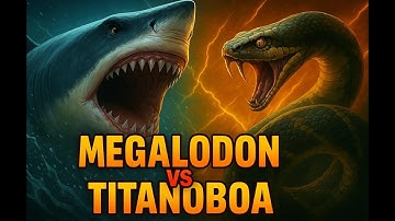 Megalodon vs Titanoboa – The Ultimate Prehistoric Showdown!
