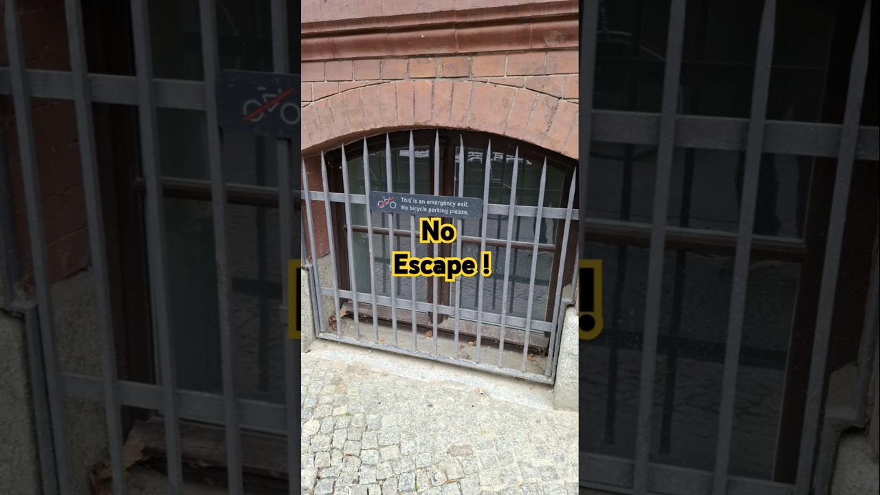 🚫🚲 Emergency Exit… or NOT? 😂 