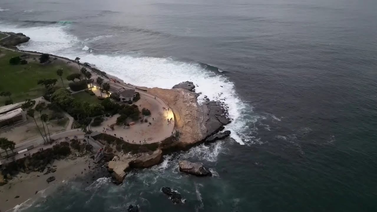 La Jolla Cove, San Diego Drone view