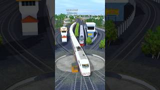 4 Kereta Api Cepat Melintasi Turntable 4 Kereta Api #train #railtrack #railroad #railway #keretaapi