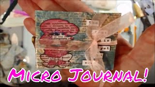 Micro Mini Journal Part 2 - Decorating and Pockets!