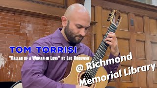 The Batavian Sessions: Tom Torrisi performs 'Ballad of a Woman in Love'