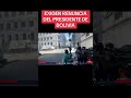 EXIGEN RENUNCIA DEL PRESIDENTE DE BOLIVIA