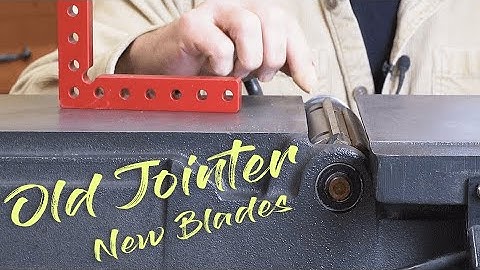 Jointer Blade Change