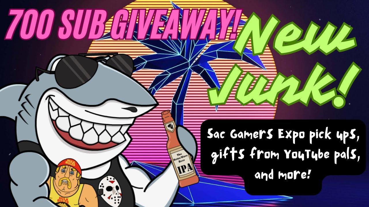 700 Subscriber Giveaway + Sac Gamers Expo games, Gifts from Youtube Pals