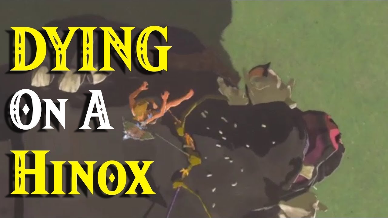 DYING on a Hinox! Link wants to CUDDLE a Hinox in Zelda Breath of the