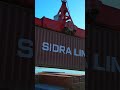 Cranes under the sun | #Liebherr LHM 550 during #containerhandling at Beldeport in Türkiye