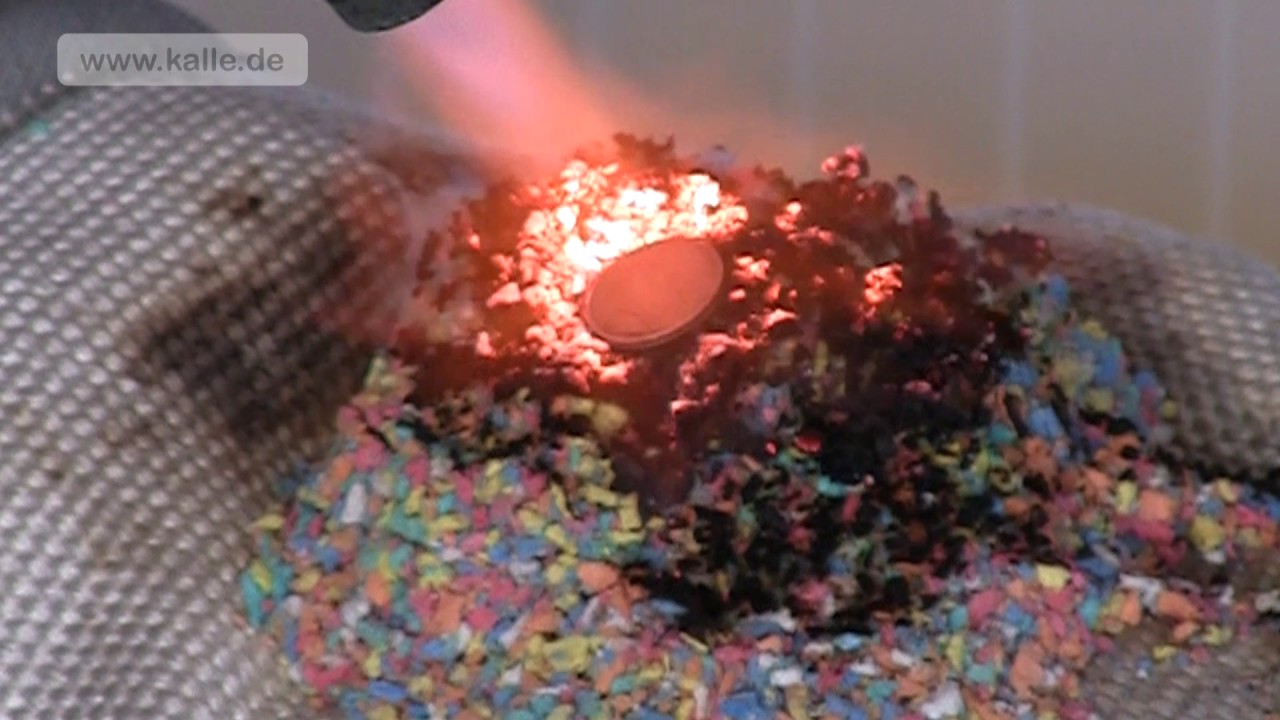 FLUISORB® oil binder flammability test