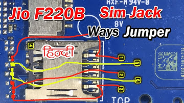 Jio F220B Sim jack jumper | Lyf f220b sim jack ways | Ajay Telecom AT