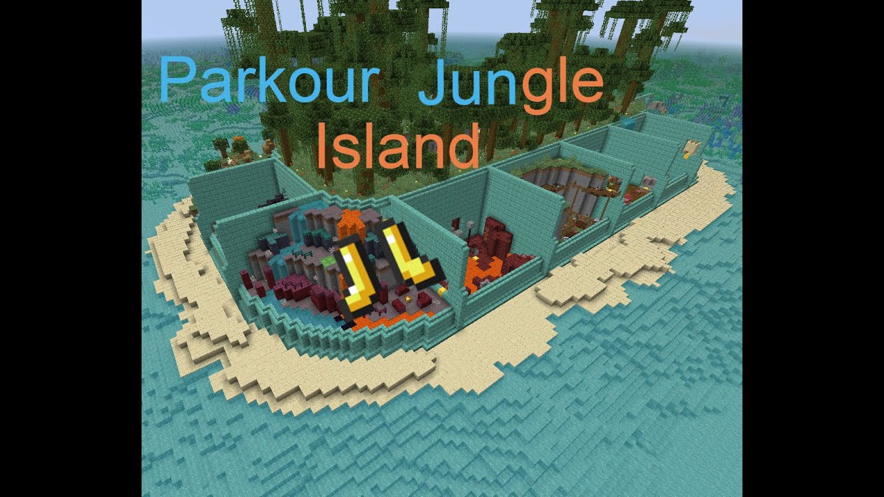 MineCraft Parkour Jungle Island 1.16.3!!