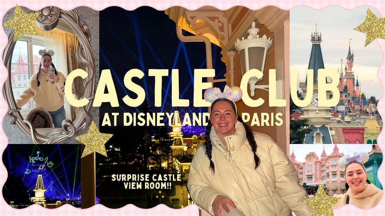Castle Club at Disneyland Paris Hotel 🏰✨ SURPRISE Castle View Room! Tales of Magic, Merch & More!! 🎆