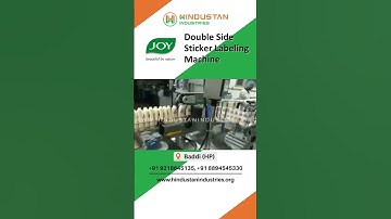 Double Side Sticker Labeling Machine
