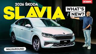 2026 Škoda Slavia Facelift | What’s New | Walkaround #OVERDRIVE
