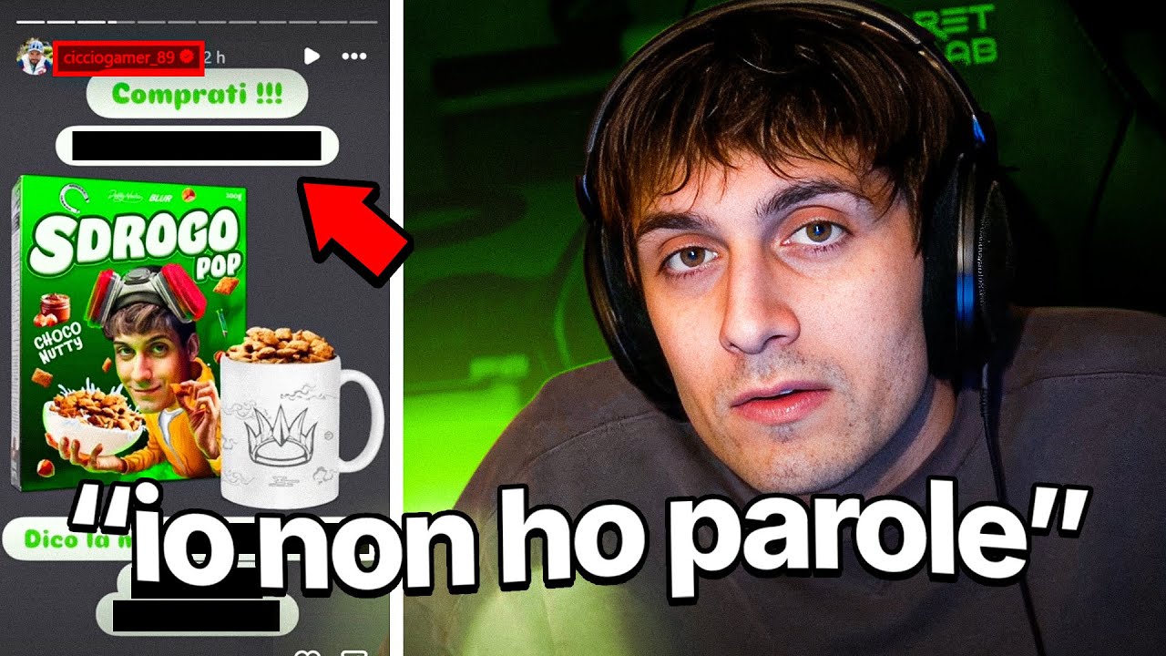 CICCIOGAMER89 CRITICA I CEREALI DI BLUR E LUI RISPONDE 😨 | Blur Reaction a CiccioGamer89