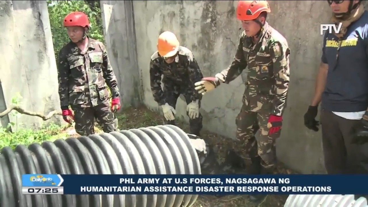 PHL Army at US Forces, nagsagawa ng humanitarian assistance disaster response operations