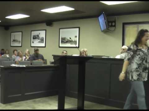 FEDC Board Members Sandra Wood-Wicke and Bill Rains Address City Council on 4/19/10