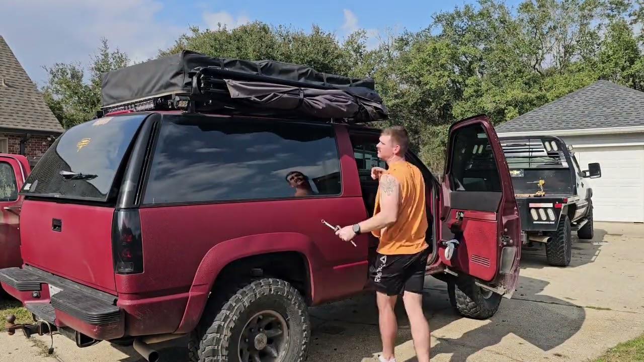 Installing awning on 94 gmc yukon 