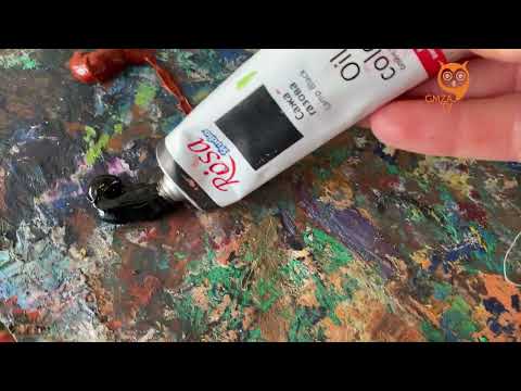 ზეთის საღებავები/ფერები, რითიც ვხატავ მე/Oil colors