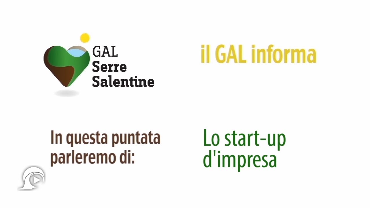 Lo start up d'impresa | GAL Serre Salentine | InOnda WebTv