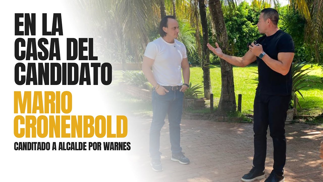 En la casa del candidato con Mario Cronenbold