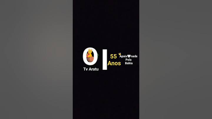 Tv aratu 55 Anos