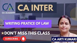 ca inter law #writing practice set 1 special