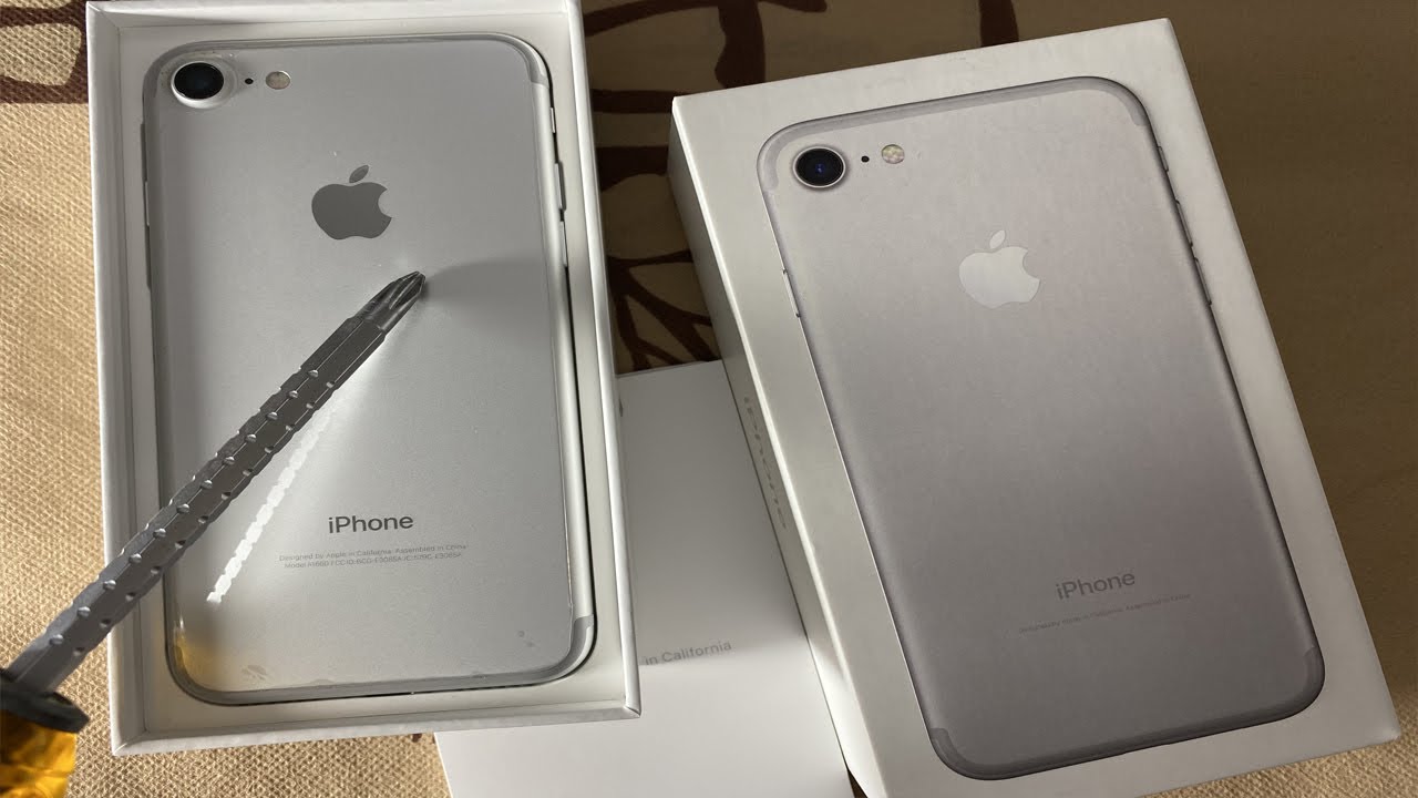 Unboxing iPhone 7 | ASMR Unboxing |Unboxing iPhone 7 Silver 2020