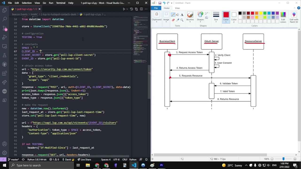 Implement Oauth 2.0 In Python Using Your Client Credentials