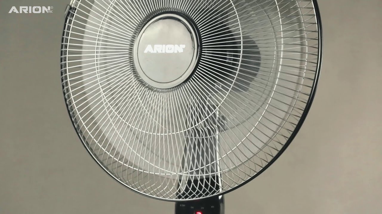 Arion Stand Fan (Remote Controlled) - YouTube
