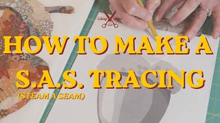 Collage Quilt Tutorial: How to Make a S.A.S Tracing