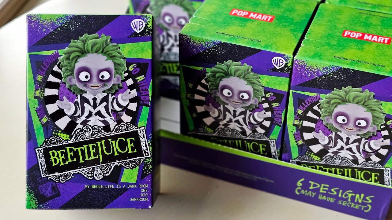 🐍 Pop Mart x Beetlejuice blind box case unboxing! - YouTube
