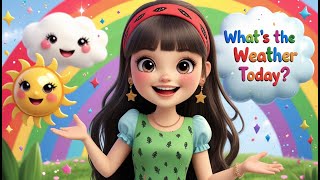 La météo pour les enfants | Découvrir la météo | Apprendre la pluie, le vent et le soleil | Appre... screenshot 3