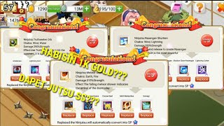 HABISIN GOLD DAPET JUTSU SS???  | NINJA HEROES screenshot 3