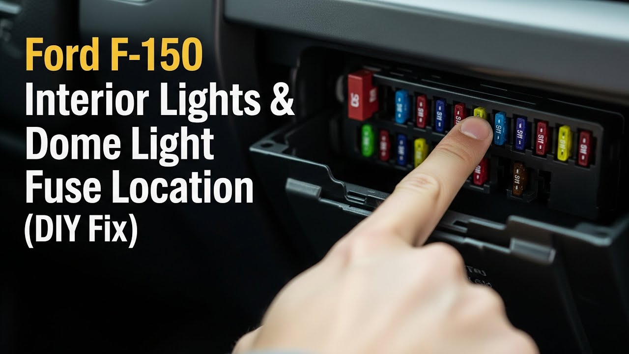 Ford F-150 Interior Lights & Dome Light Fuse Location (DIY Fix)