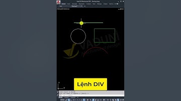 Cách sử dụng lệnh Divide để chia đối tượng trong AutoCAD  #autocad #vaduni #hocautocad