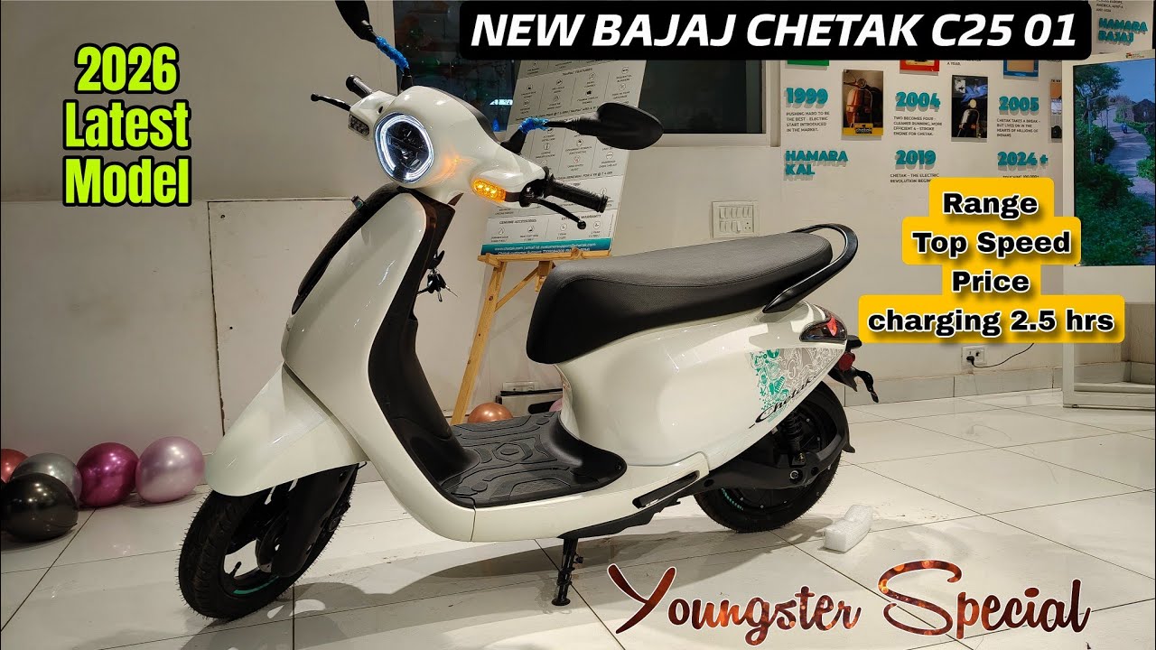 New Launch 2026 Bajaj Chetak C_25 Electric ‼️Amazing Range | Top Speed | Price | Detailed Review
