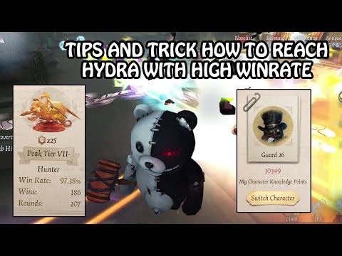 My Strategy on how to reach HYDRA with high win rate - Identity V