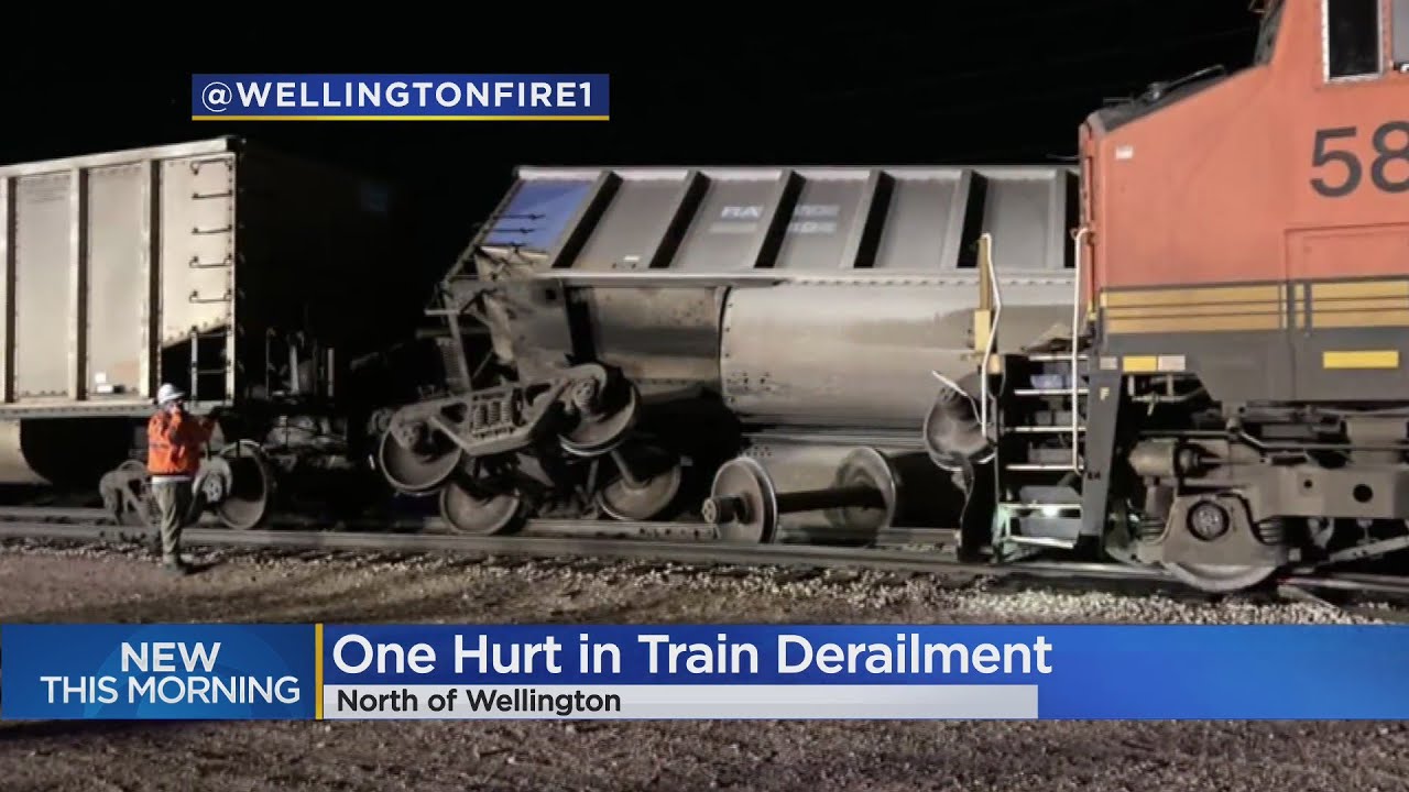 1 Injured In Train Derailment On Rawhide Power Plant Property Near Wellington