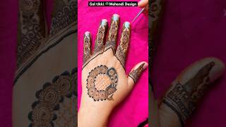 Gol Tikki Peacock Mehendi Design🦚✨ #mehndi #love #reels #henna #mehndidesign #viral #trending #new