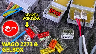 Waterproof wiring using the WAGO 2773 connectors and Gelbox - IPx8