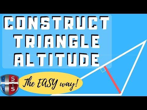 فيديو: كيفية رسم متوسط المثلث باستخدام البوصلة